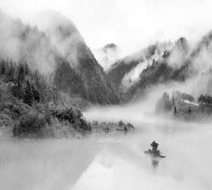 PSA HM Ribbons - Weimin Hu (China)  Xing River Is Covered With Fog